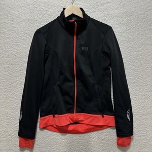 Gore Bike Wear Wind Stopper Soft Shell Jacket Size L Cycling Running Long Sleeve